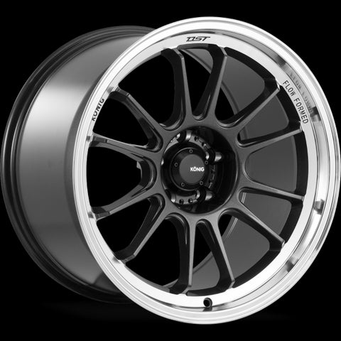 KONIG HYPERGRAM METALLIC CARBON WITH MACHINED LIP WHEELS | 15X7.5 | 4X100 | OFFSET: 35MM | CB: 73.1MM