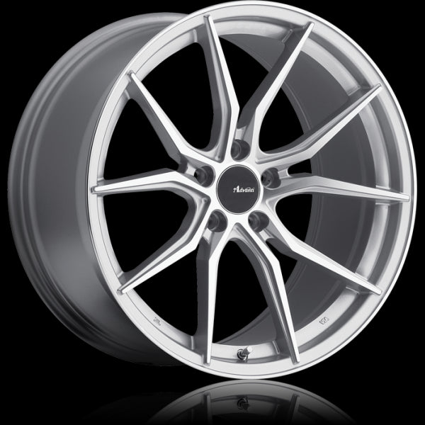 ADVANTI RACING HYBRIS MACHINED FACE SILVER WHEELS | 17X7.5 | 5X114.3 | OFFSET: 45MM | CB: 73.1MM