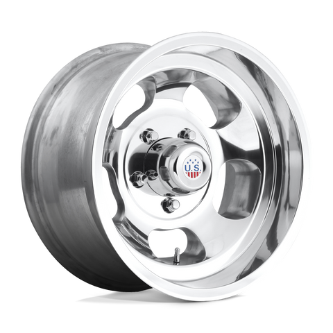 US MAG 1PC U101 INDY HIGH LUSTER POLISHED WHEELS | 15X7 | 5X127 | OFFSET: -5MM | CB: 78.1MM