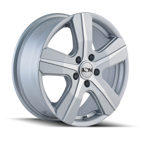 ION 101 SILVER & MACHINED FACE WHEELS | 16X7 | 5X160 | OFFSET: 55MM | CB: 65.1MM