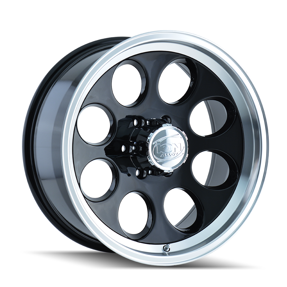 ION TYPE 171 GLOSS BLACK MACHINED WHEELS | 15X8 | 5X114.3 | OFFSET: -27MM | CB: 83.82MM