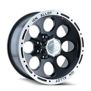 ION TYPE 174 GLOSS BLACK MACHINED WHEELS | 15X8 | 6X139.7 | OFFSET: -27MM | CB: 106MM