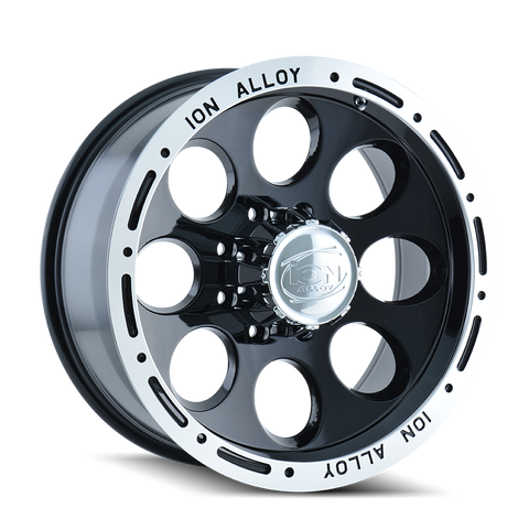 ION TYPE 174 GLOSS BLACK MACHINED WHEELS | 15X8 | 6X139.7 | OFFSET: -27MM | CB: 106MM