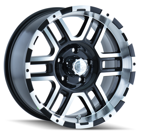 ION TYPE 179 SATIN BLACK MACHINED WHEELS | 17X8 | 5X127 | OFFSET: 10MM | CB: 83.82MM