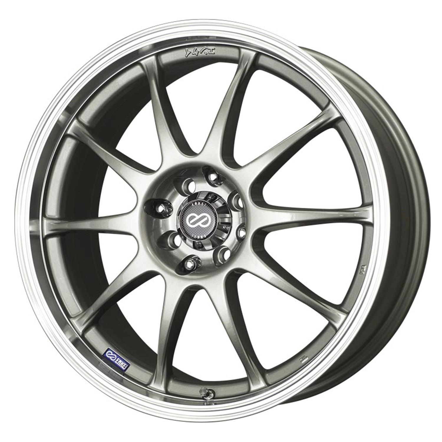 ENKEI J10 SILVER WHEELS | 18X7.5 | 4X100/4X108 | OFFSET: 42MM | CB: 72.6MM