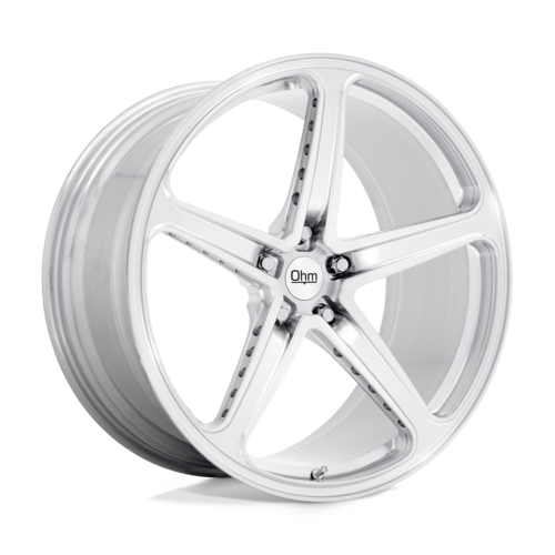 OHM AMP SILVER MACHINED WHEELS | 22X10.5 | 5X120 | OFFSET: 30MM | CB: 64.15MM