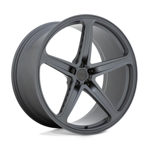 OHM AMP MATTE GUNMETAL WHEELS | 22X9 | 5X120 | OFFSET: 25MM | CB: 64.15MM