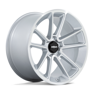 ROTIFORM BTL GLOSS SILVER WITH MACHINED FACE WHEELS | 21X9 | 5X112 | OFFSET: 25MM | CB: 66.56MM