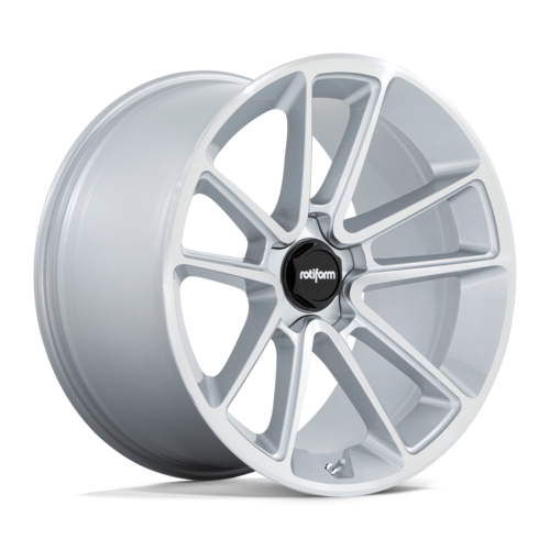 ROTIFORM BTL GLOSS SILVER WITH MACHINED FACE WHEELS | 21X9 | 5X112 | OFFSET: 30MM | CB: 66.56MM