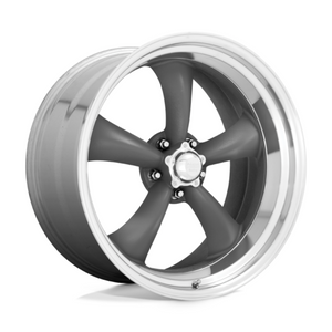 AMERICAN RACING VN215 TT-II MAG GRAY W/MACHINED LIP WHEELS | 17X7 | 5X120.65 | OFFSET: 0MM | CB: 83.06MM