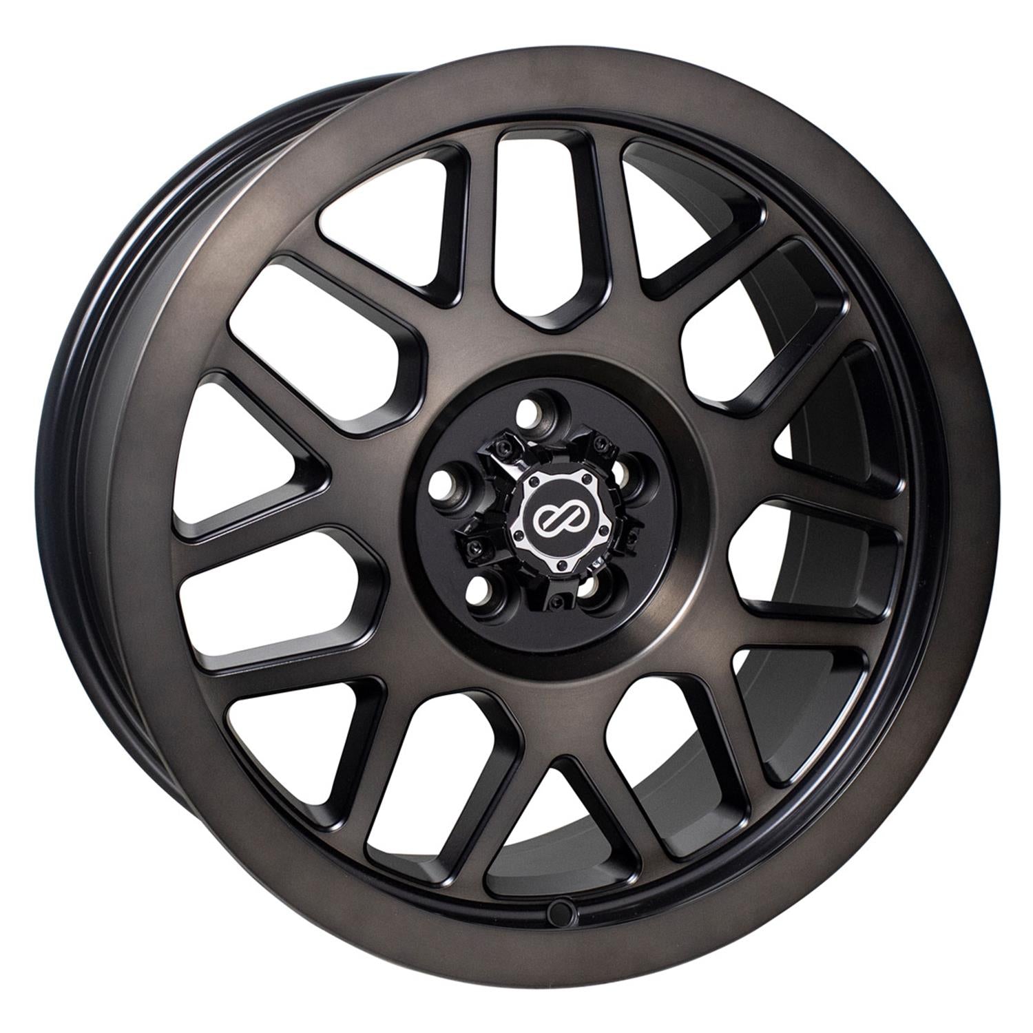 ENKEI MATRIX BRUSHED BLACK WHEELS | 17X9 | 6X139.7 | OFFSET: 10MM | CB: 108MM