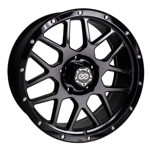 ENKEI MATRIX GLOSS BLACK WHEELS | 20X9 | 6X139.7 | OFFSET: 15MM | CB: 108MM