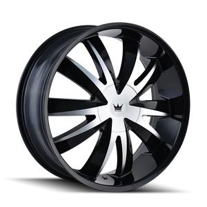 MAZZI 337 EDGE GLOSS BLACK MACHINED WHEELS | 18X7.5 | 5X100/5X105 | OFFSET: 40MM | CB: 72.62MM