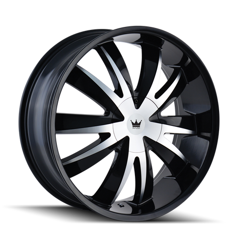 MAZZI 337 EDGE GLOSS BLACK MACHINED WHEELS | 18X7.5 | 5X100/5X105 | OFFSET: 40MM | CB: 72.62MM