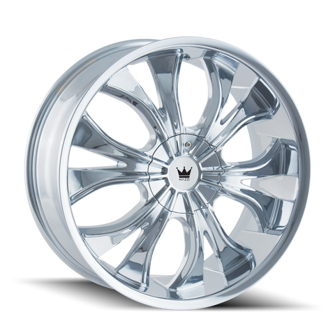 MAZZI 342 HUSTLER CHROME WHEELS | 24X9.5 | 5X115/5X120 | OFFSET: 18MM | CB: 74.1MM