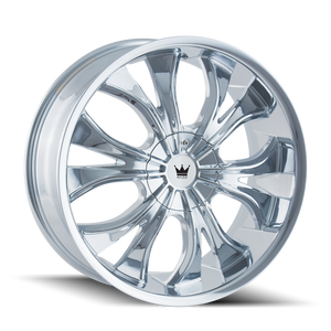 MAZZI 342 HUSTLER CHROME WHEELS | 18X7.5 | 5X108/5X114.3 | OFFSET: 40MM | CB: 72.62MM