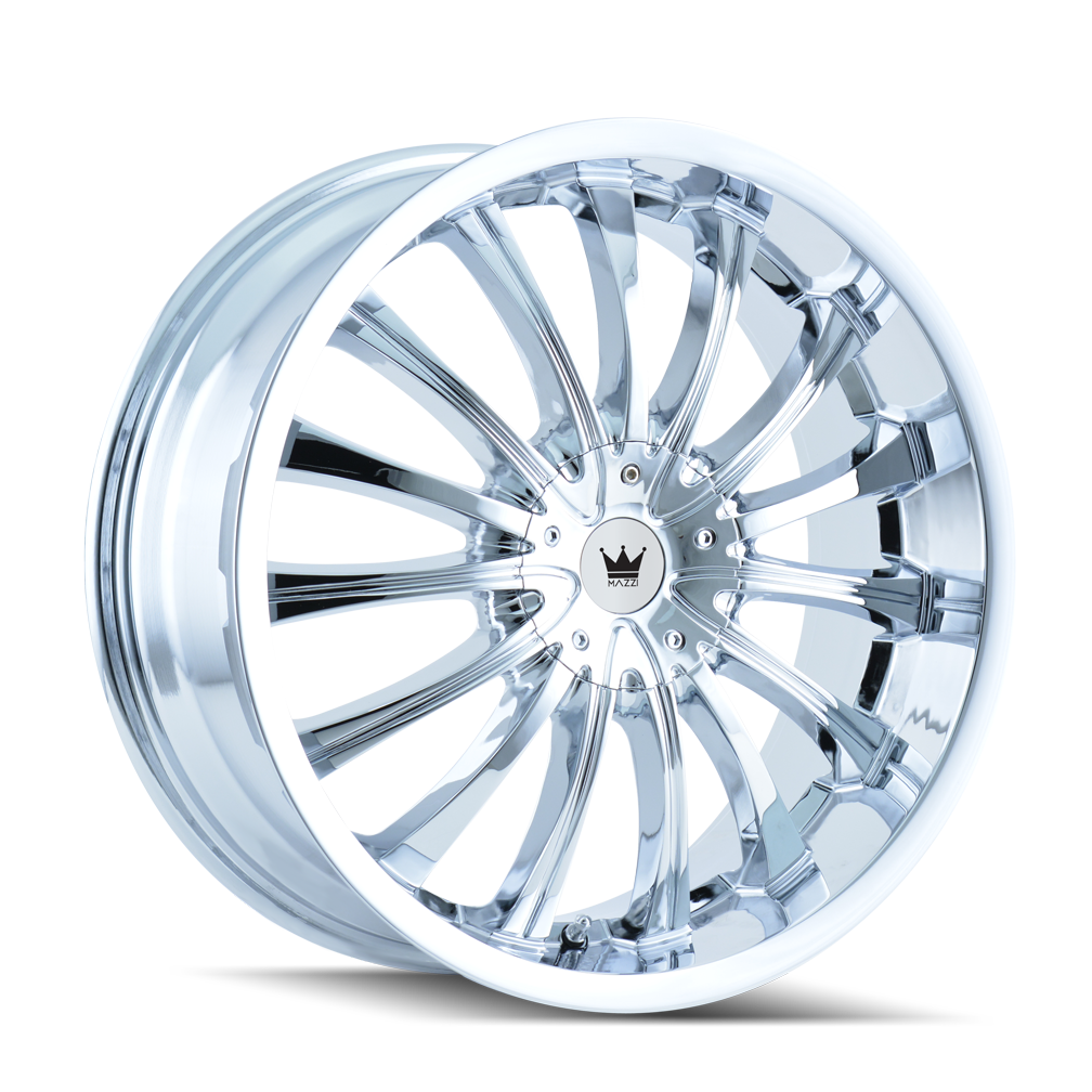 MAZZI 351 HYPE CHROME WHEELS | 20X8.5 | 5X112/5X120 | OFFSET: 40MM | CB: 72.62MM