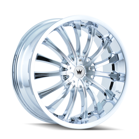 MAZZI 351 HYPE CHROME WHEELS | 20X8.5 | 5X112/5X120 | OFFSET: 40MM | CB: 72.62MM