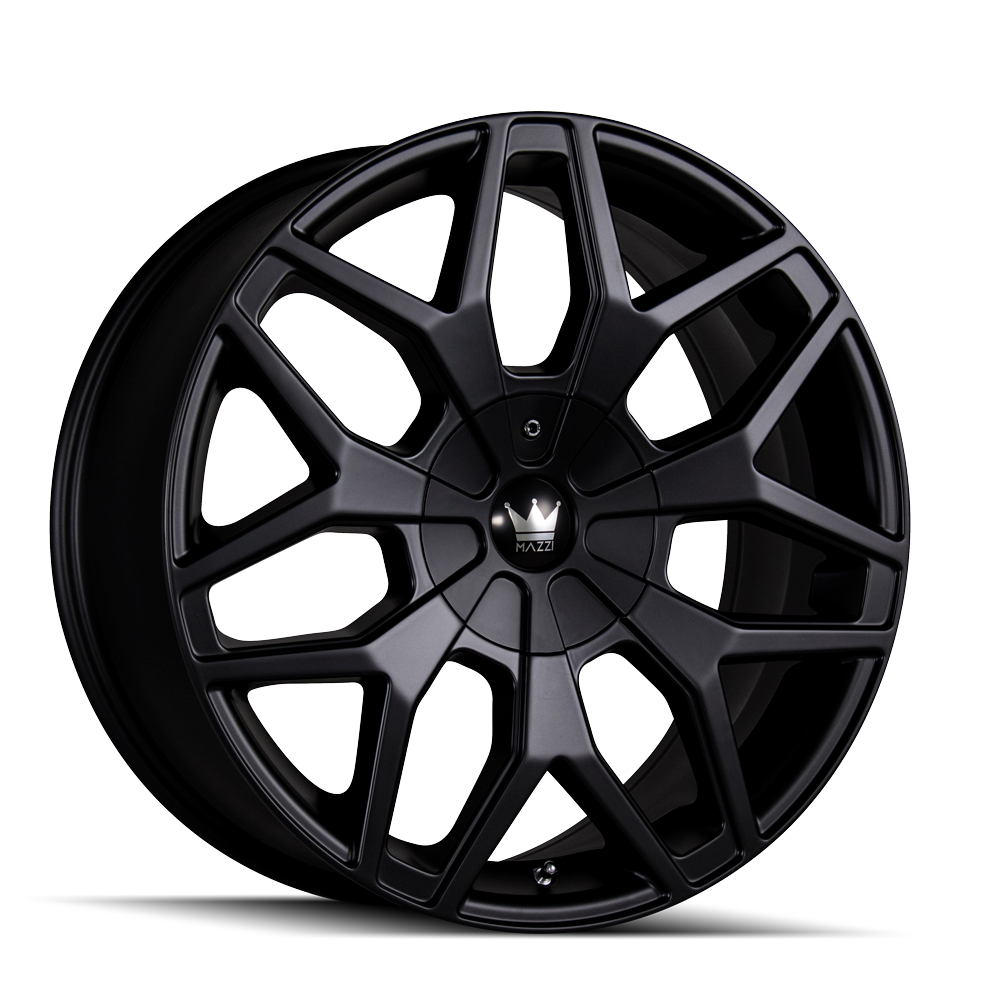 MAZZI 367 PROFILE MATTE BLACK WHEELS | 22X9.5 | 5X127/5X139.7 | OFFSET: 18MM | CB: 87MM