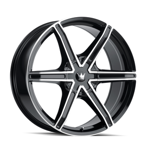 MAZZI 371 STILTS GLOSS BLACK MACHINED WHEELS | 18X8 | 5X110/5X127 | OFFSET: 30MM | CB: 71.5MM