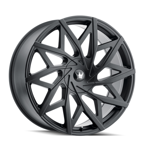 MAZZI 372 BIG EASY MATTE BLACK WHEELS | 20X8.5 | 6X135/6X139.7 | OFFSET: 30MM | CB: 106MM