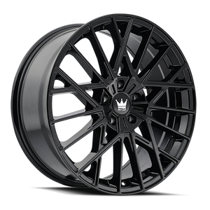 MAZZI 378 JINX GLOSS BLACK WHEELS | 20X8.5 | 5X114.3 | OFFSET: 38MM | CB: 72.6MM