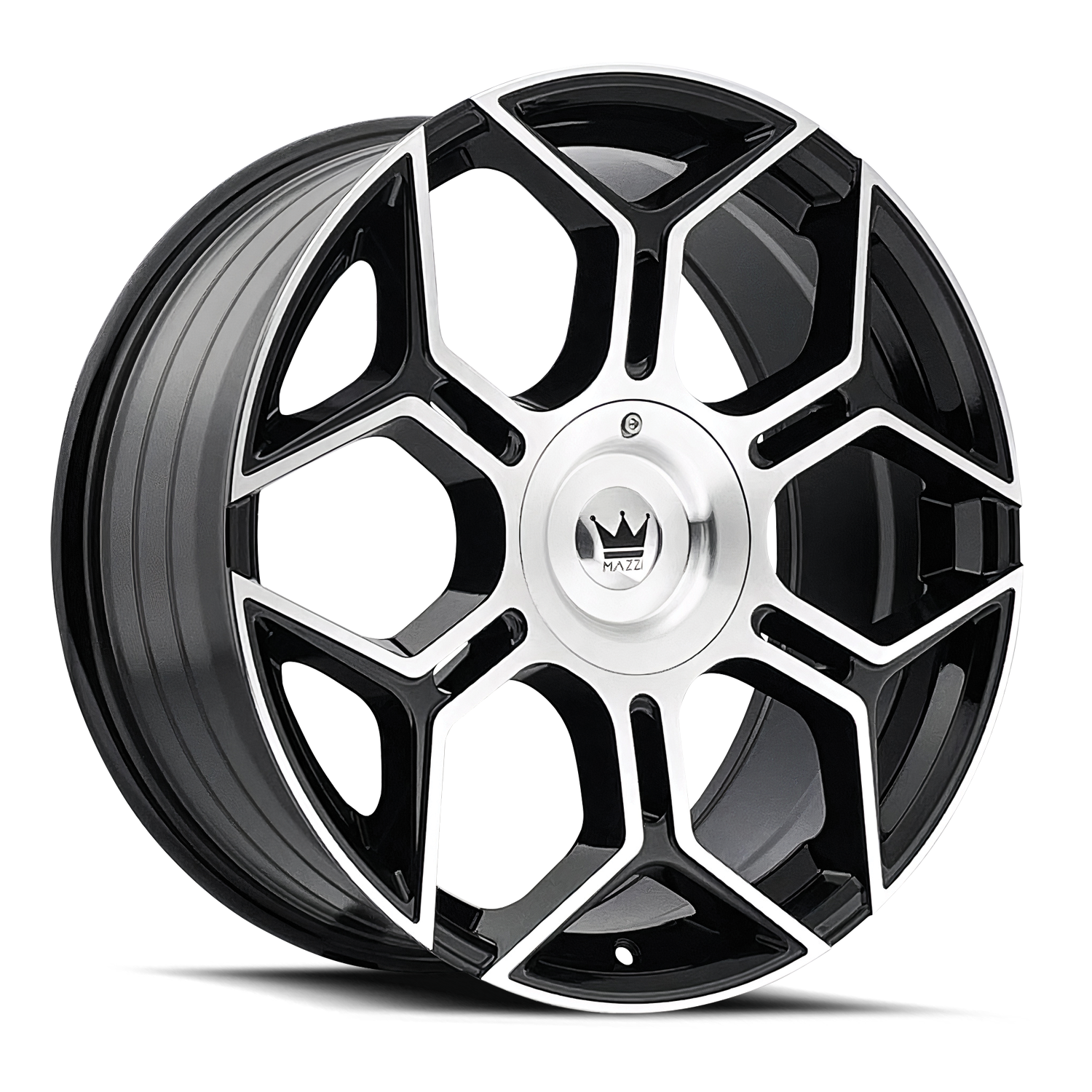 MAZZI 379 LIBRA GLOSS BLACK MACHINED WHEELS | 20X8.5 | 5X108/5X114.3 | OFFSET: 35MM | CB: 72.6MM