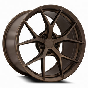 MRR FS6 MATTE BRONZE WHEELS | 20X11 | 5X120 | OFFSET: 20MM | CB: 72.6MM