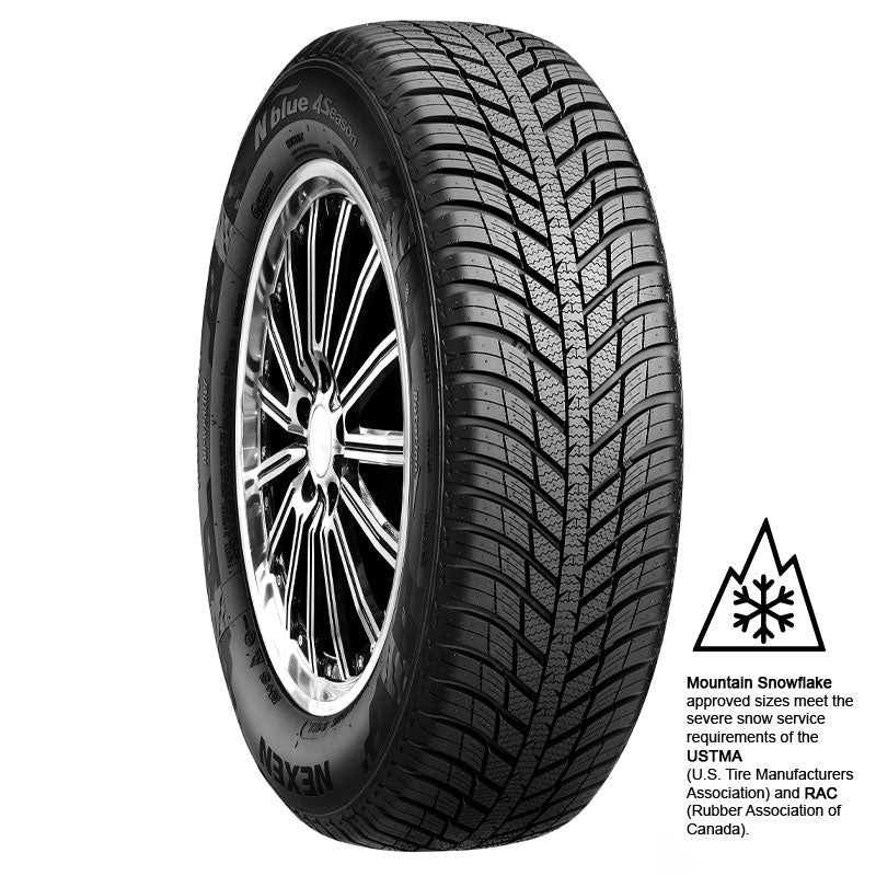 175/65R15 84T NEXEN N'BLUE 4SEASON ALL-WEATHER TIRES (M+S + SNOWFLAKE)