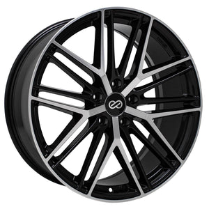 ENKEI PHANTOM GLOS BLACK MACHINED FACE WHEELS | 19X8 | 5X114.3 | OFFSET: 35MM | CB: 72.6MM