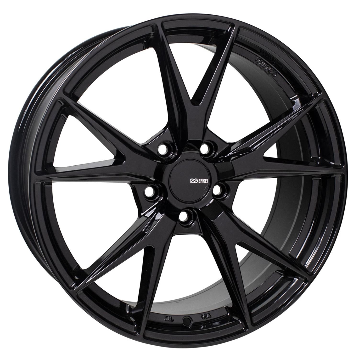 ENKEI PHOENIX GLOSS BLACK WHEELS | 18X8 | 5X120 | OFFSET: 35MM | CB: 72.6MM