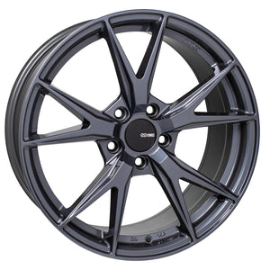 ENKEI PHOENIX BLUE GUNMETAL WHEELS | 18X8 | 5X114.3 | OFFSET: 35MM | CB: 72.6MM