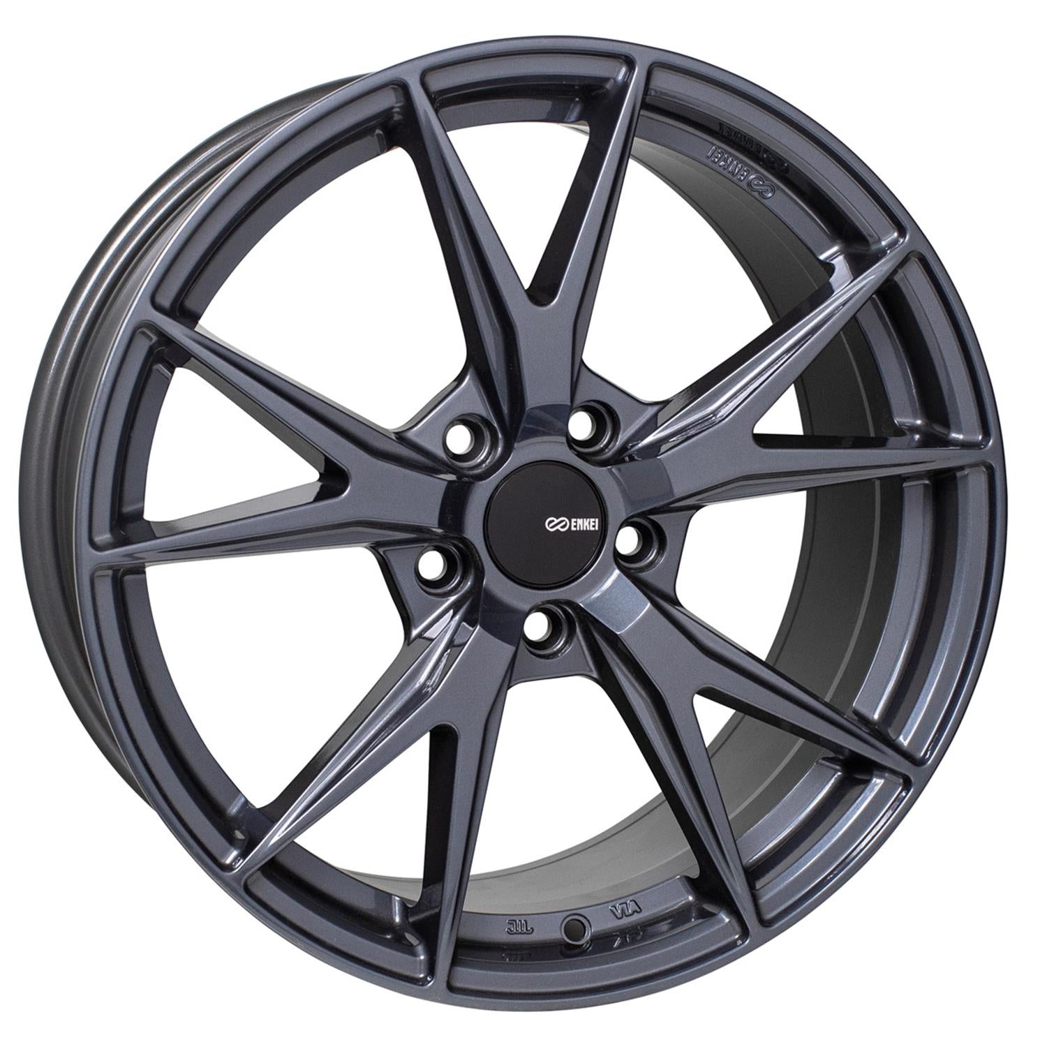 ENKEI PHOENIX BLUE GUNMETAL WHEELS | 18X8 | 5X100 | OFFSET: 45MM | CB: 72.6MM