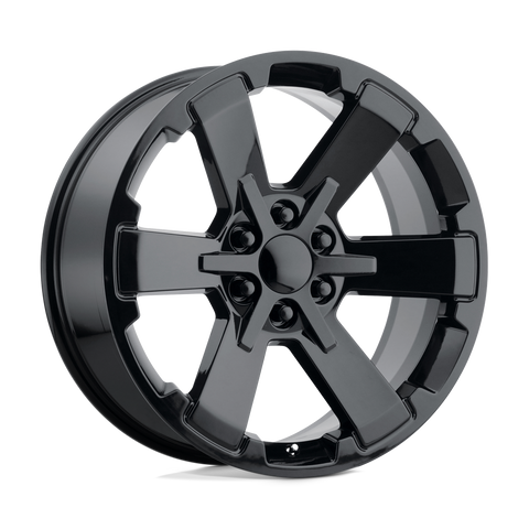 PERFORMANCE REPLICAS PR189 GLOSS BLACK WHEELS | 22X9 | 6X139.7 | OFFSET: 24MM | CB: 78.1MM