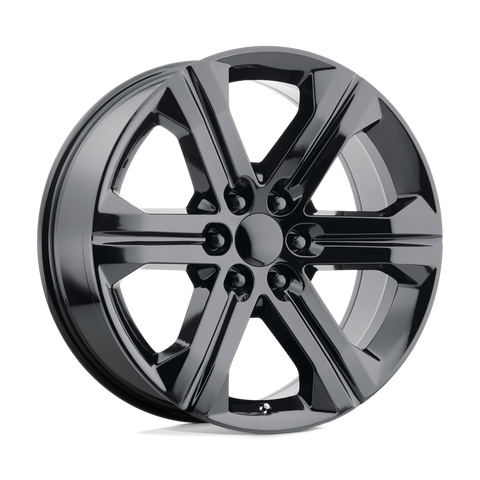 PERFORMANCE REPLICAS PR191 GLOSS BLACK WHEELS | 22X9 | 6X139.7 | OFFSET: 24MM | CB: 78.1MM
