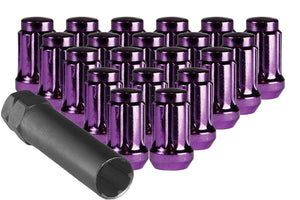 12X1.5 | KIT - TUNER SPLINE - 20X | PURPLE | CONICAL | 19MM/21MM HEAD