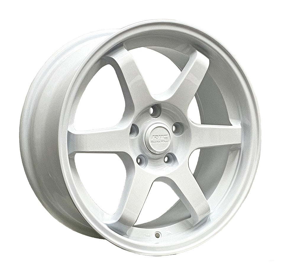 RAC R09GW GLOSS WHITE WHEELS | 18X8.5 | 5X114.3 | OFFSET: 35MM | CB: 73.1MM