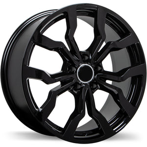 REPLIKA R152A GLOSS BLACK WHEELS | 17X7.5 | 5X112 | OFFSET: 35MM | CB: 57.1MM