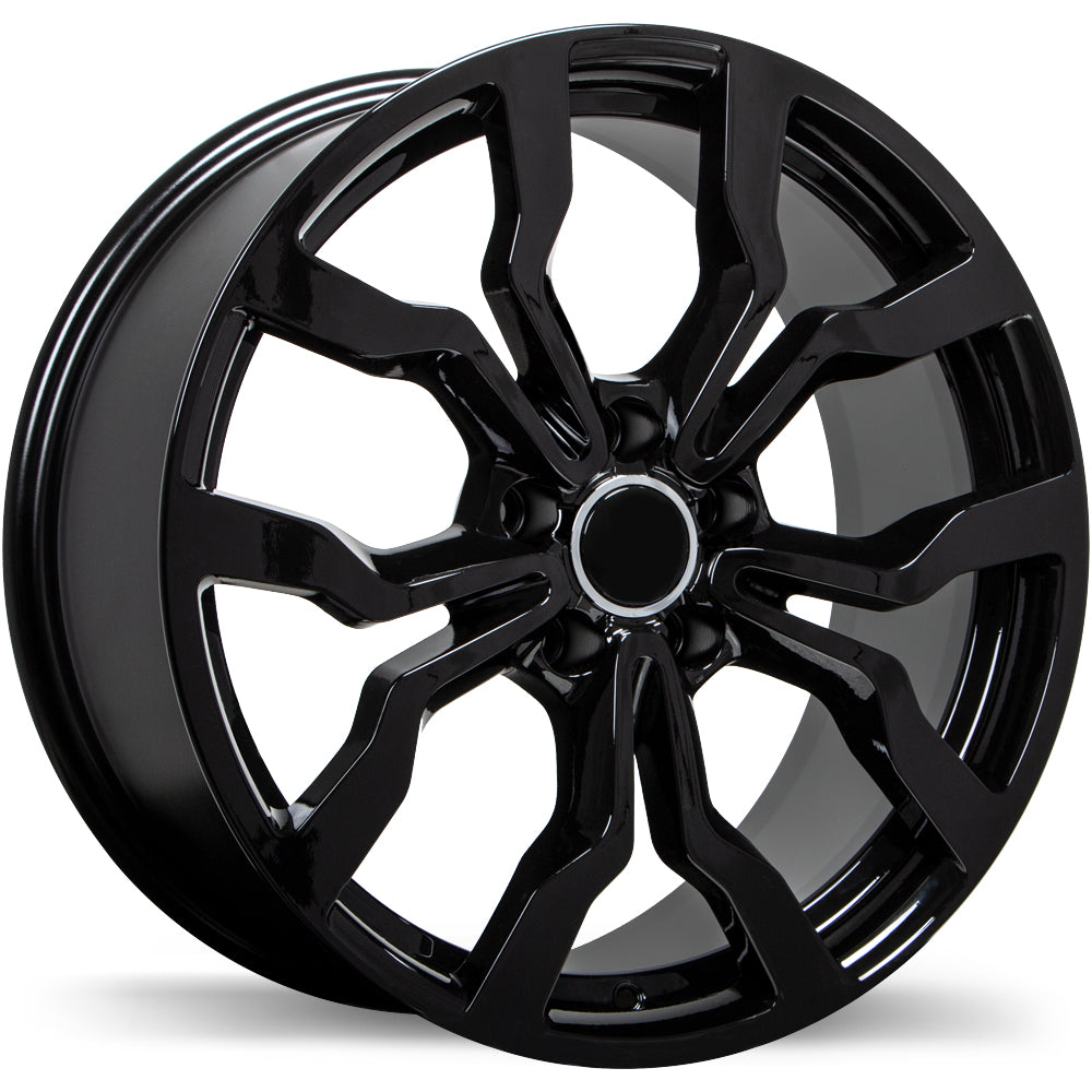 REPLIKA R152A GLOSS BLACK WHEELS | 17X7.5 | 5X112 | OFFSET: 35MM | CB: 66.5MM