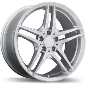 REPLIKA R170 GLOSS SILVER WHEELS | 17X8 | 5X112 | OFFSET: 43MM | CB: 66.5MM