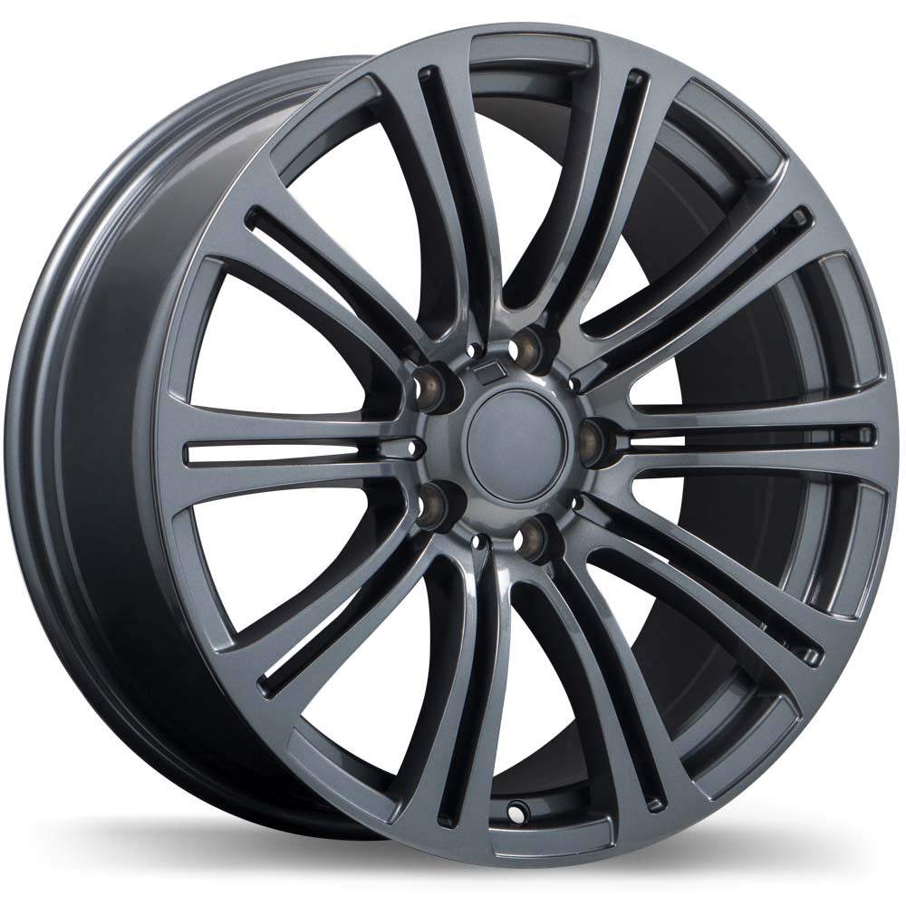 REPLIKA R172 GLOSS GUNMETAL WHEELS | 18X8 | 5X120 | OFFSET: 35MM | CB: 72.6MM