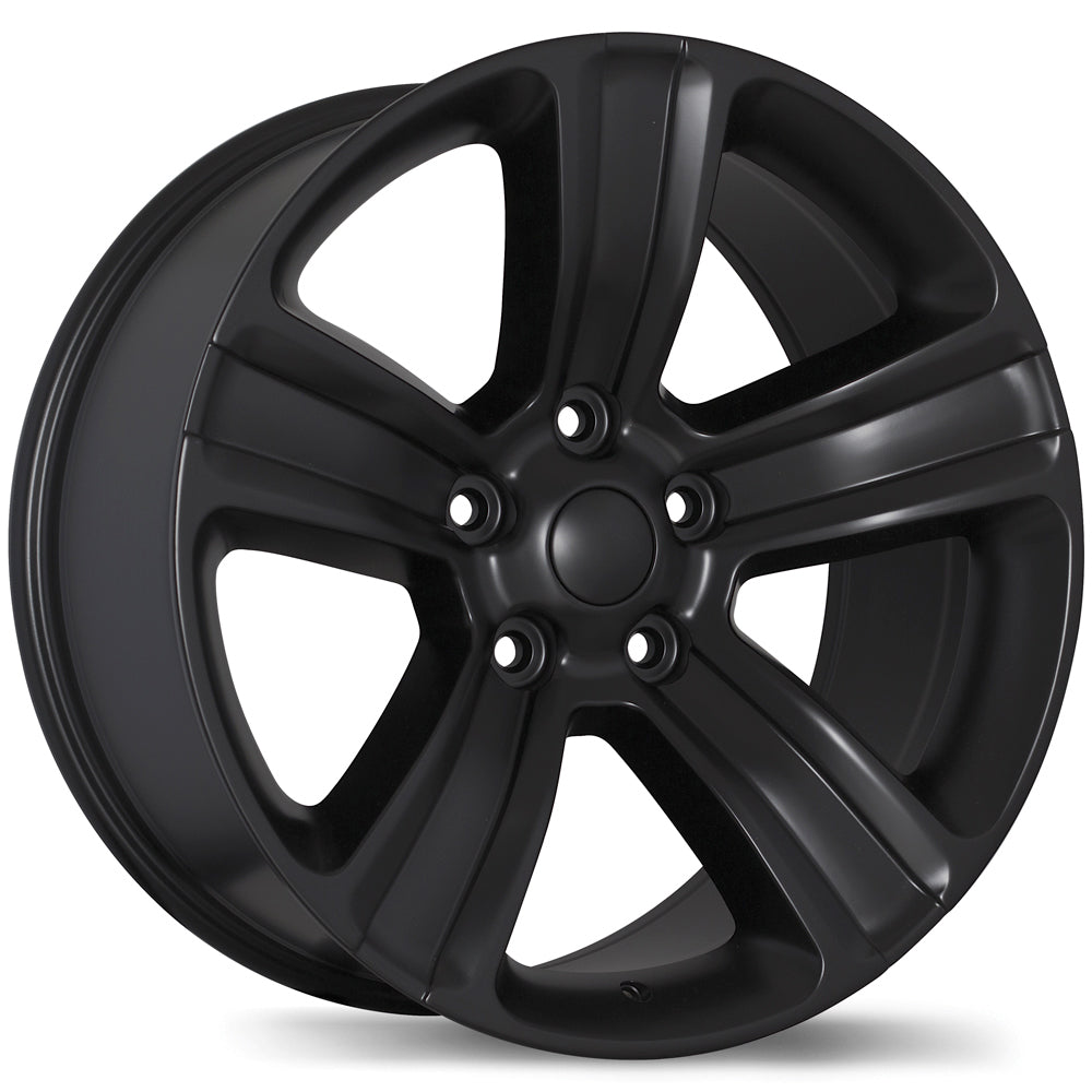 REPLIKA R177A MATTE BLACK WHEELS | 17X8 | 5X139.7 | OFFSET: 10MM | CB: 77.8MM