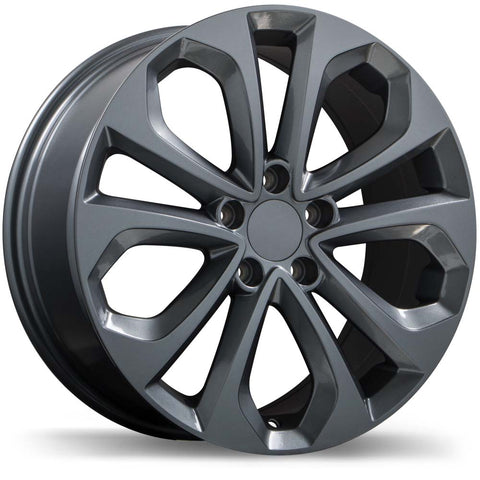 REPLIKA R191 GLOSS GUNMETAL WHEELS | 18X8 | 5X114.3 | OFFSET: 50MM | CB: 64.1MM