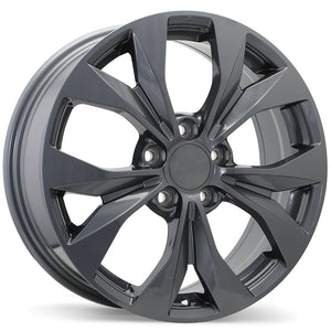 REPLIKA R192 GLOSS GUNMETAL WHEELS | 16X6.5 | 5X114.3 | OFFSET: 40MM | CB: 64.1MM