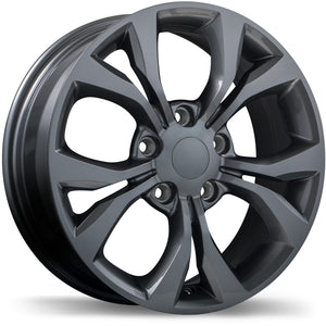 REPLIKA R197 GLOSS GUNMETAL WHEELS | 17X6.5 | 5X127 | OFFSET: 40MM | CB: 71.5MM