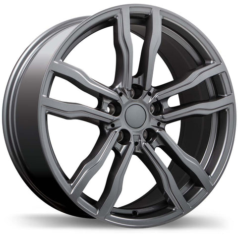 REPLIKA R200 GLOSS GUNMETAL WHEELS | 19X8.5 | 5X112 | OFFSET: 35MM | CB: 66.6MM