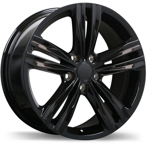 REPLIKA R205 GLOSS BLACK WHEELS | 17X7.5 | 5X112 | OFFSET: 45MM | CB: 57.1MM