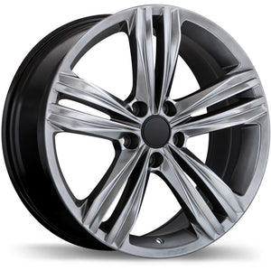 REPLIKA R205 DARK HYPER SILVER WHEELS | 16X7 | 5X112 | OFFSET: 45MM | CB: 57.1MM