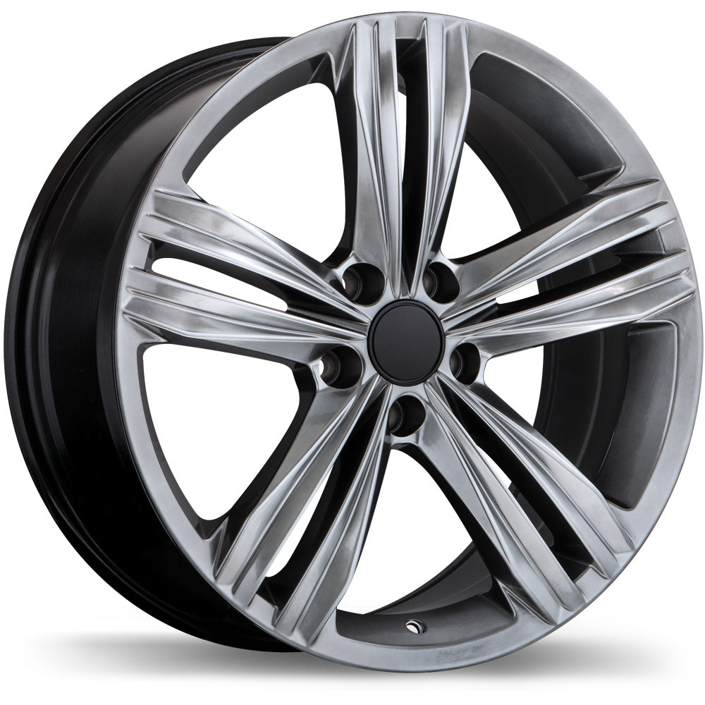 REPLIKA R205 DARK HYPER SILVER WHEELS | 16X7 | 5X112 | OFFSET: 45MM | CB: 66.5MM