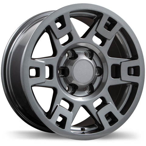 REPLIKA R213 GLOSS GUNMETAL WHEELS | 17X8 | 6X139.7 | OFFSET: 5MM | CB: 106.1MM